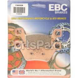 EBC Brakes FA600R; Ebc Brake Pads; 2-WPS-15-600R
