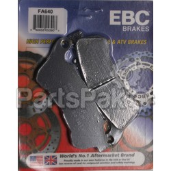 EBC Brakes FA640; Ebc Brake Pad; 2-WPS-15-640