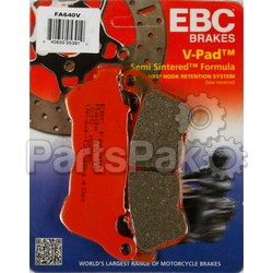 EBC Brakes FA640V; Brake Pads V Series; 2-WPS-15-640V