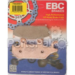 EBC Brakes FA645SV; Ebc Brake Pads; 2-WPS-15-645S