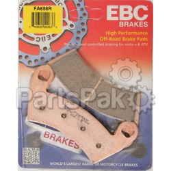 EBC Brakes FA656R; Ebc Brake Pads; 2-WPS-15-656R