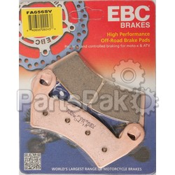 EBC Brakes FA656SV; Ebc Brake Pads; 2-WPS-15-656S