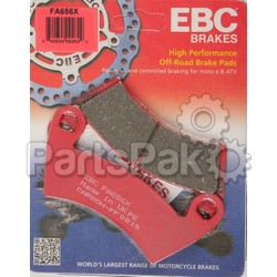 EBC Brakes FA656X; Ebc Brake Pads; 2-WPS-15-656X