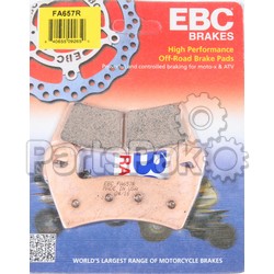 EBC Brakes FA657R; Ebc Brake Pads