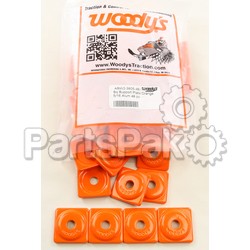 Woodys ASW2-3805-48; Square Digger Support Plate (Orange); 2-WPS-18-1091OR-48