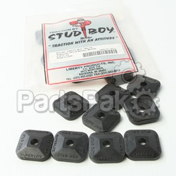 Stud Boy 2462-P1-BLK; Sl Plus Backers- Black 24-Packg Stud Boy- Superlites