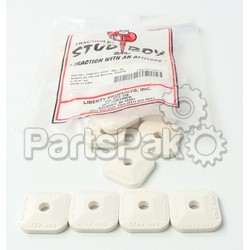 Stud Boy 2462-P1-WHT; Sl Plus Backers- White 24-Packg Stud Boy- Superlites; 2-WPS-18-3391-24