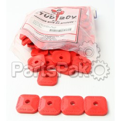 Stud Boy 2462-P8-RED; Sl Plus Backers- Red 84-Packg Stud Boy- Superlites