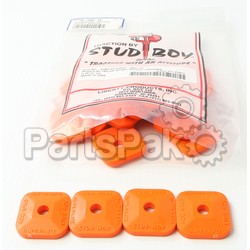 Stud Boy 2462-P1-ORG; Sl Plus Backers- Orange 24-Packg Stud Boy- Superlites; 2-WPS-18-3393-24