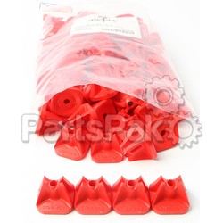 Stud Boy 2513-P8-RED; 84/Pack Super Lite Pro Single Back Red Plus Series .75 Inch Snowmobile