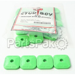 Stud Boy 2462-P1-GRN; Sl Plus Backers- Green 24-Packg Stud Boy- Superlites
