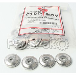 Stud Boy 2554-P1; Power Plate Round Backers 24-Pack; 2-WPS-18-33950