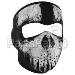 Zan WNFM409; Neoprene Full Mask Skull Ghost; 2-WPS-26-5100