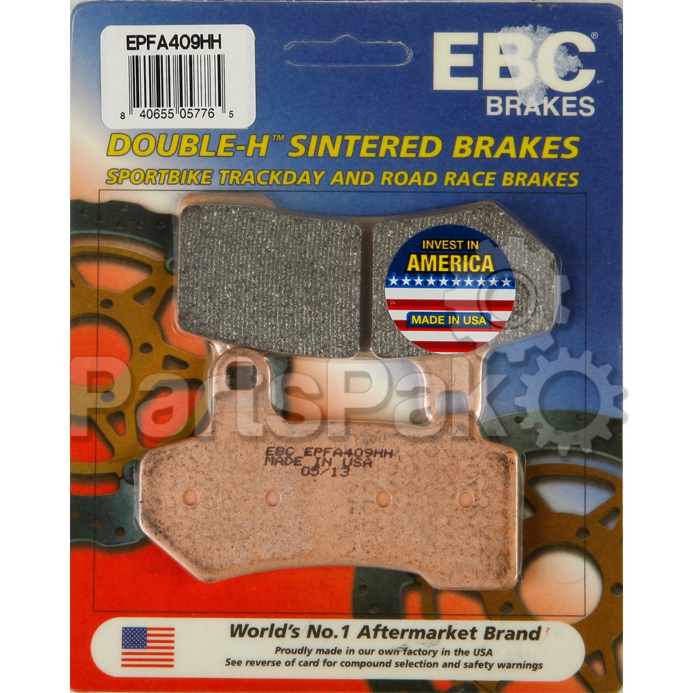 EBC Brakes EPFA409HH; Extreme Pro Brake Pads