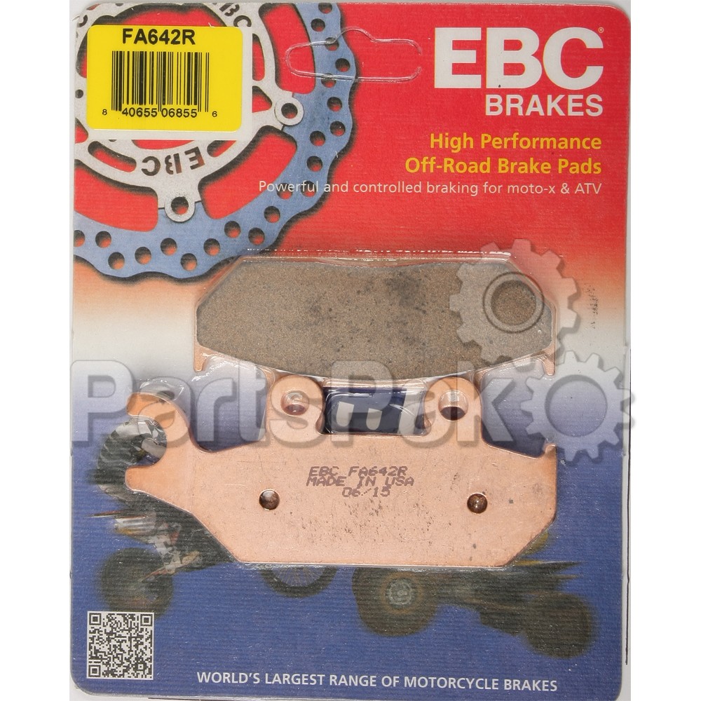 EBC Brakes FA642R; Ebc Brake Pads