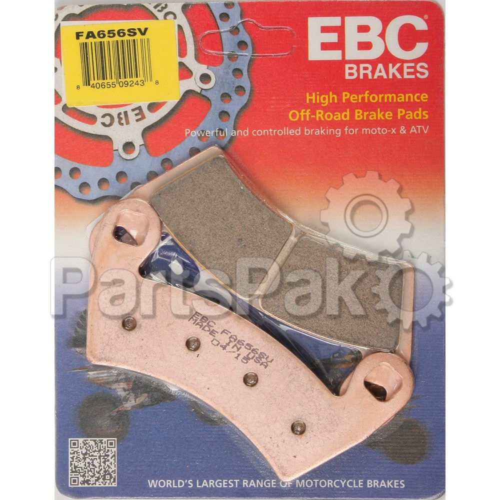 EBC Brakes FA656SV; Ebc Brake Pads