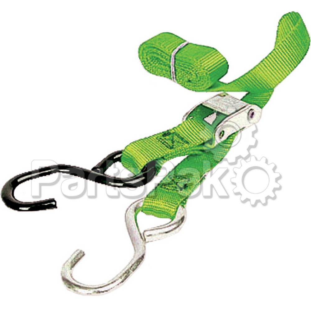 Ancra 47295-16; Lites Tie-Downs Lime Green 66-inch X1-inch Pair
