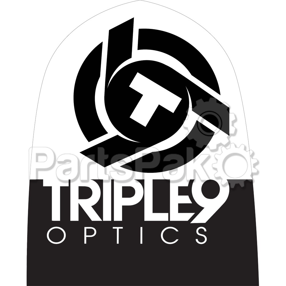 Triple 9 37-2701; Logo Beanie (Black / White)