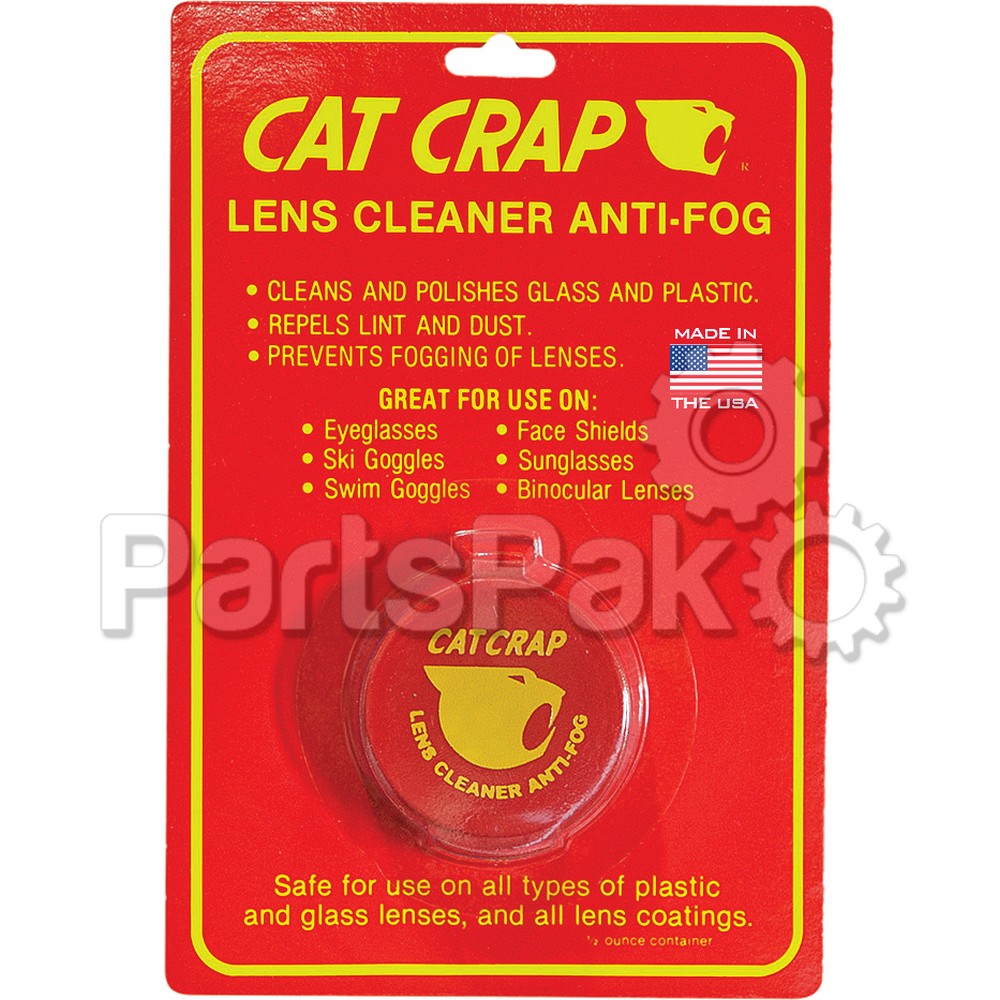 Cat Crap 10003P; Anti-Fog Lens Cleaner Paste 0.5Oz