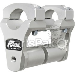 Rox 1R-P2PPS10A; Pivoting Riser 2 Inch Silver 2014 Fits Yamaha Super Tenere; 2-WPS-44-84004