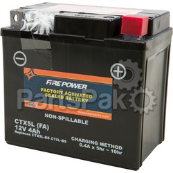 Yuasa CTX5L FA; Sealed Factory Activated Battery Ctx5L; 2-WPS-49-2244
