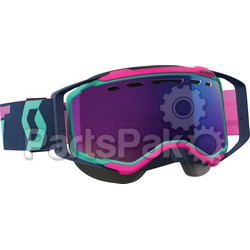Scott 262581-5720315; Goggle Prospect Snow Teal / Pink W / Teal Chrome