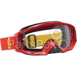 Scott 221330-3712041; Tyrant Goggle Red With Clear Lens