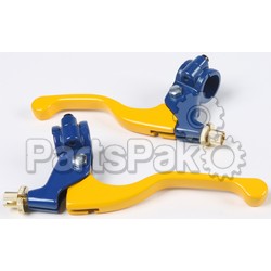 Emgo 56-6331; Alloy Levers- Fits Suzuki Yellow / Blue Levers