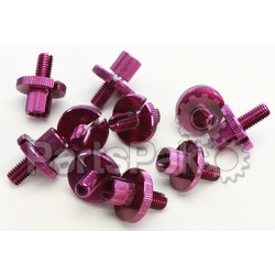 Emgo 34-67086; 10-Pack Cable Adjuster-8-mm Purp Most Japanese Cycles