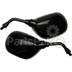Emgo 20-59610; Mirrors- 8Mm Universal Black Scooter