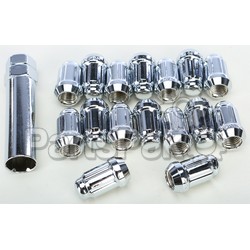 K&S Technologies ALUG20BX; 16-Pack Lock Style Lug Nuts W / Key 12-mm x1.50; 2-WPS-57-94131