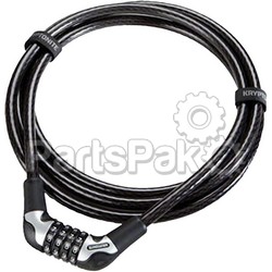Kryptonite 001492; 1230 Combo Cable Lock 1/2-inch X10'
