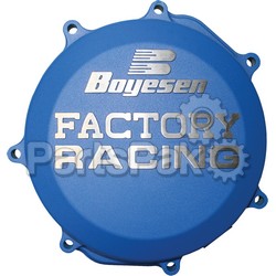 Boyesen CC-30L; Factory Racing Clutch Cover Blue; 2-WPS-59-7230L