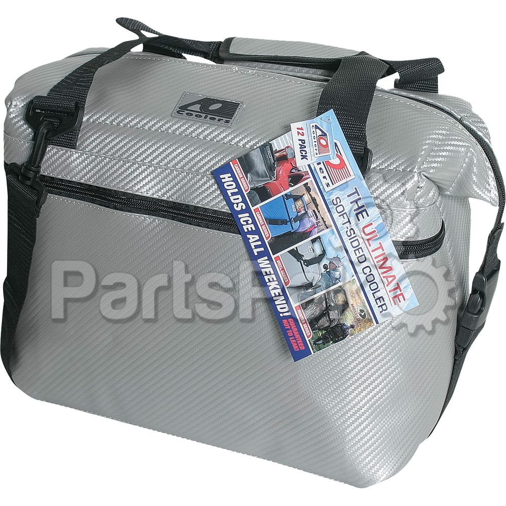 Ao Coolers AOCR12SL; Ao 12 Can Cooler Carbon Silver 14X7X12 Inch