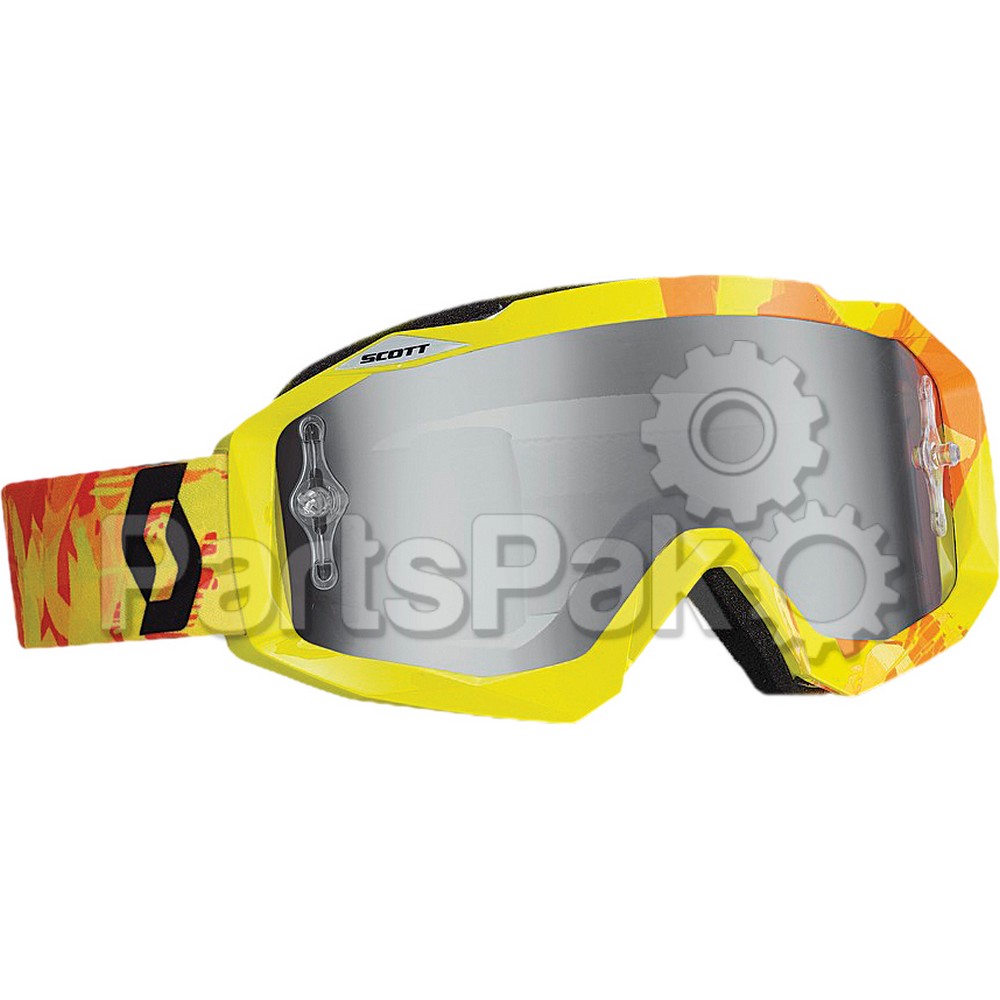 Scott 238057-4602269; Hustle Goggle Scribble Green / Orange W / Silver Chrome Lens