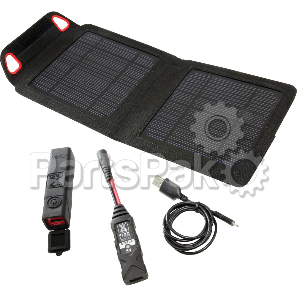 NOCO XGS4USB; 4W Usb Solar Kit W / Xgb3