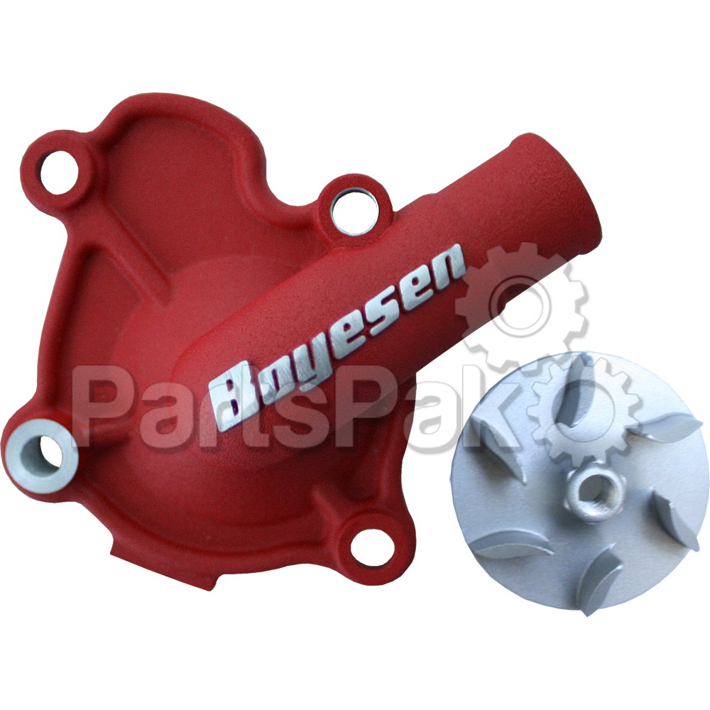 Boyesen WPK-06AR; Water Pump Cover & Impeller Kit Red