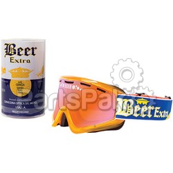 Beer Optics 067-06-812; Goggle Cold Cerveza Blue Mirror / Persimmon; 2-WPS-067-06812