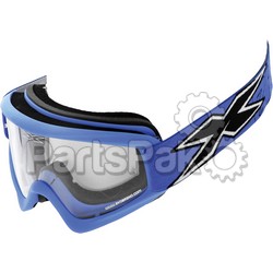 EKS Brand 067-10300; Go-X Flat Out Goggle Matte Blue With Clear Lens