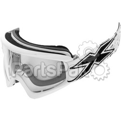 EKS Brand 067-10320; Go-X Flat Out Goggle Matte White With Clear Lens