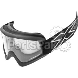 EKS Brand 067-10330; Go-X Flat Out Goggle Matte Black With Clear Lens