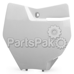 Polisport 8664900002; Front Number Plate (White); 2-WPS-64-06164