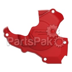 Polisport 8461200002; Ignition Cover Protector Red; 2-WPS-64-0811R