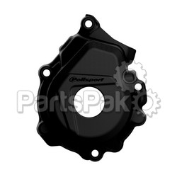 Polisport 8461400001; Ignition Cover Protector Black; 2-WPS-64-0831B