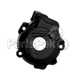 Polisport 8461500001; Ignition Cover Protector Black; 2-WPS-64-0832B