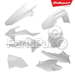Polisport 90708; Plastic Body Kit White