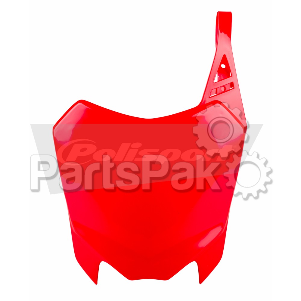 Polisport 8658800001; Front # Plate Crf110 '13 Red
