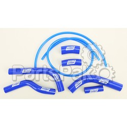 Moto Hose 24-326B; Silicone Hose Kit (Blue)