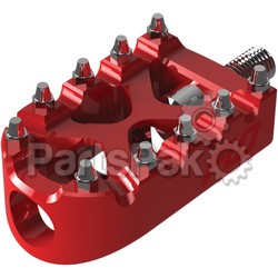 Flo Motorsports FPEG-802R; Moto Style Shifter Pegs Red; 2-WPS-122-8066