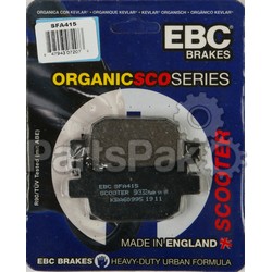 EBC Brakes SFA415; Brake Pads; 2-WPS-153-415